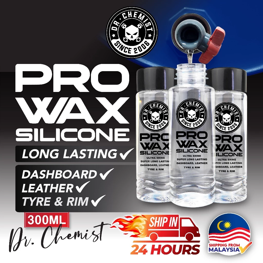Pro Wax Silicone 300ml For Tyre & Rim Tyre Shine Tyre Wax